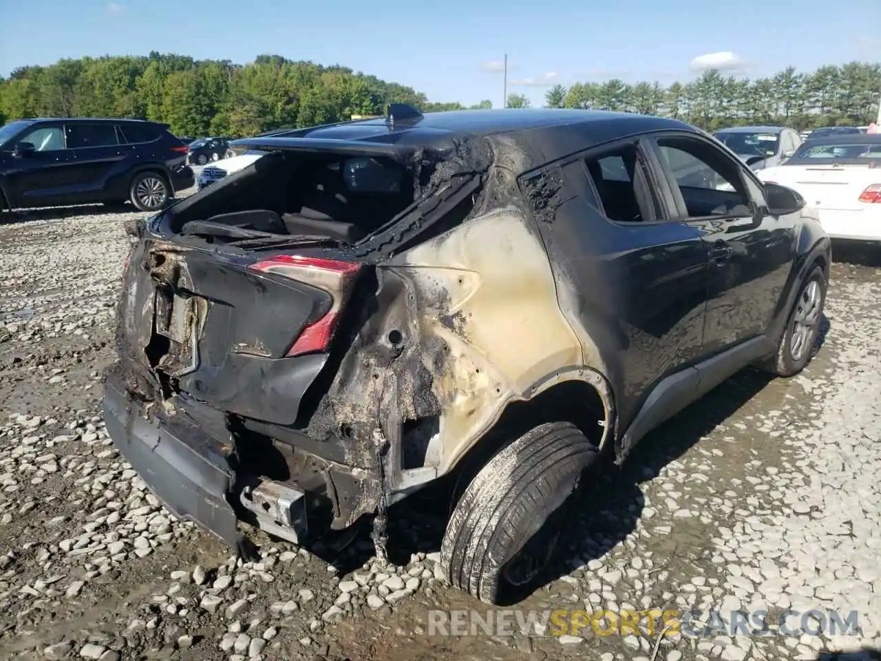 4 Photograph of a damaged car NMTKHMBX5KR068571 TOYOTA C-HR 2019