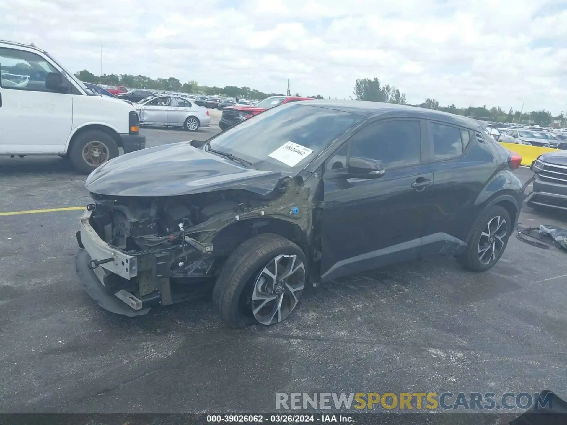 2 Photograph of a damaged car NMTKHMBX5KR069445 TOYOTA C-HR 2019