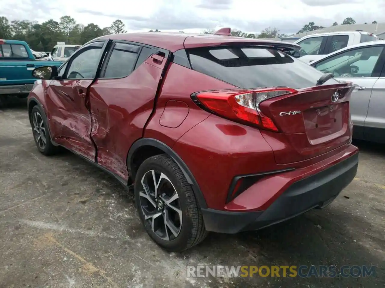 3 Photograph of a damaged car NMTKHMBX5KR075911 TOYOTA C-HR 2019