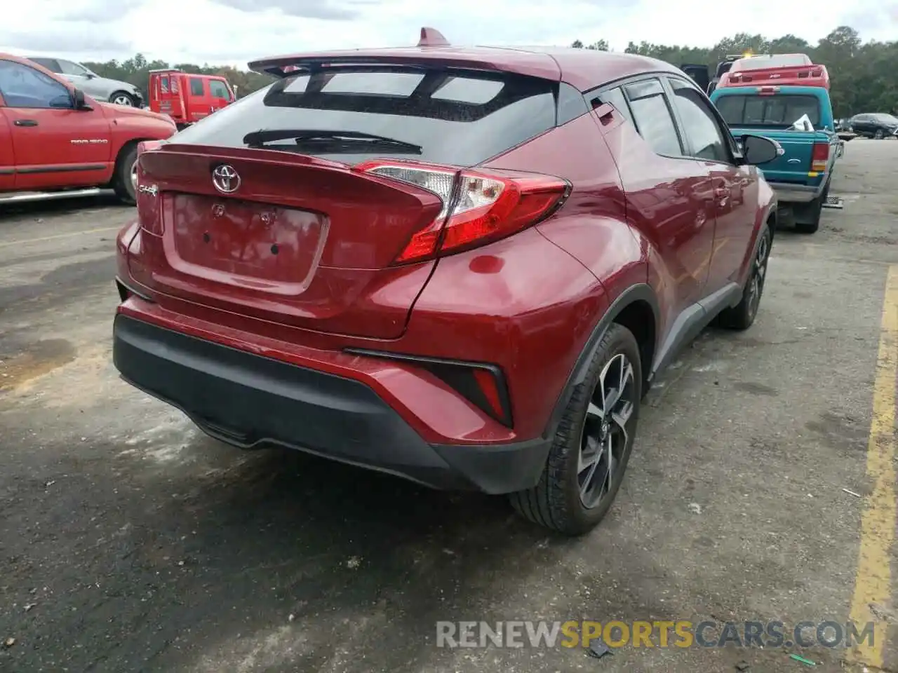 4 Photograph of a damaged car NMTKHMBX5KR075911 TOYOTA C-HR 2019