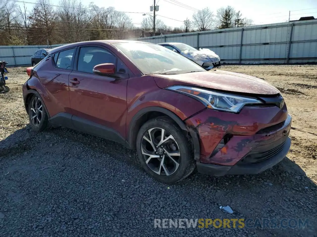 4 Photograph of a damaged car NMTKHMBX5KR076587 TOYOTA C-HR 2019