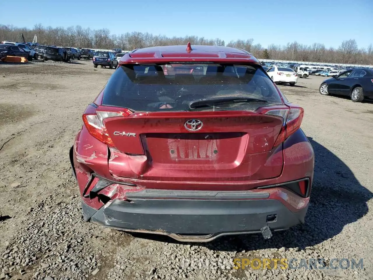 6 Photograph of a damaged car NMTKHMBX5KR076587 TOYOTA C-HR 2019