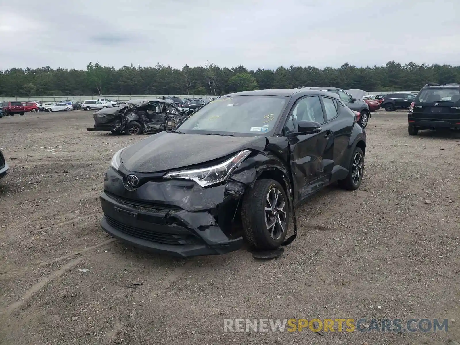 2 Photograph of a damaged car NMTKHMBX5KR077254 TOYOTA C-HR 2019