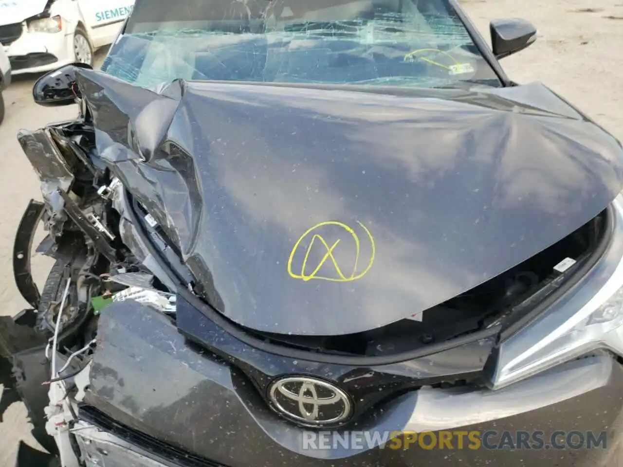 7 Photograph of a damaged car NMTKHMBX5KR077531 TOYOTA C-HR 2019