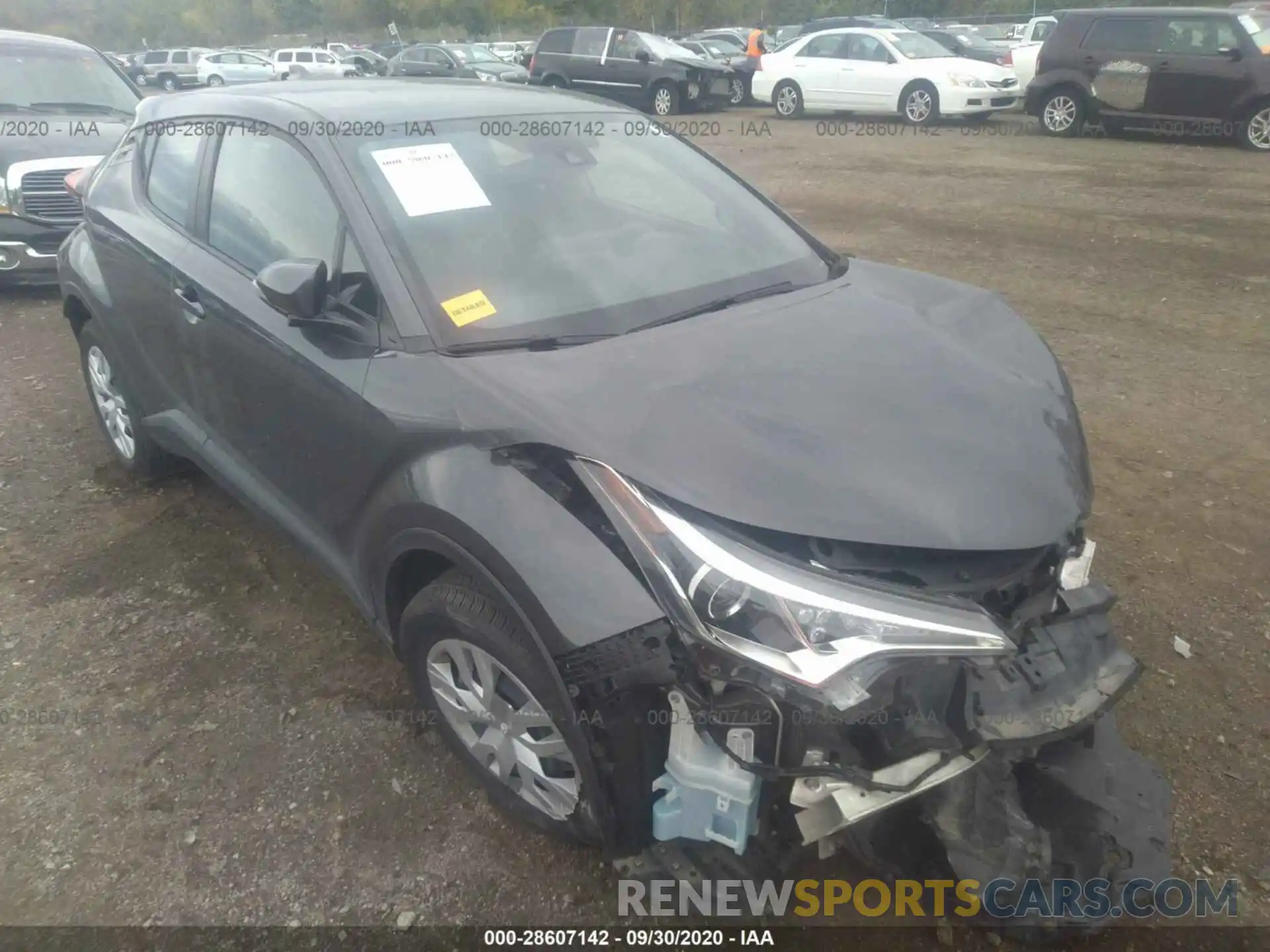 1 Photograph of a damaged car NMTKHMBX5KR078405 TOYOTA C-HR 2019