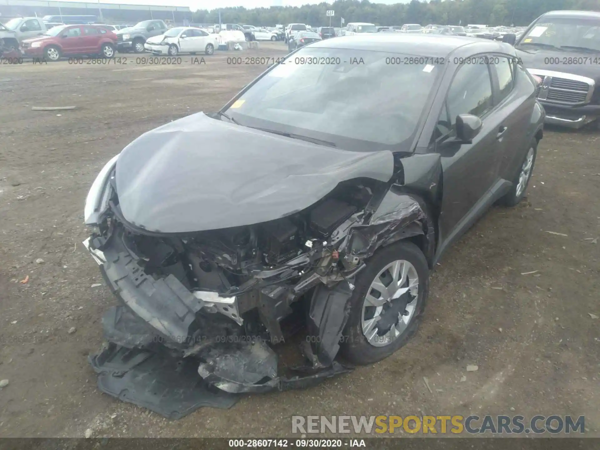 2 Photograph of a damaged car NMTKHMBX5KR078405 TOYOTA C-HR 2019