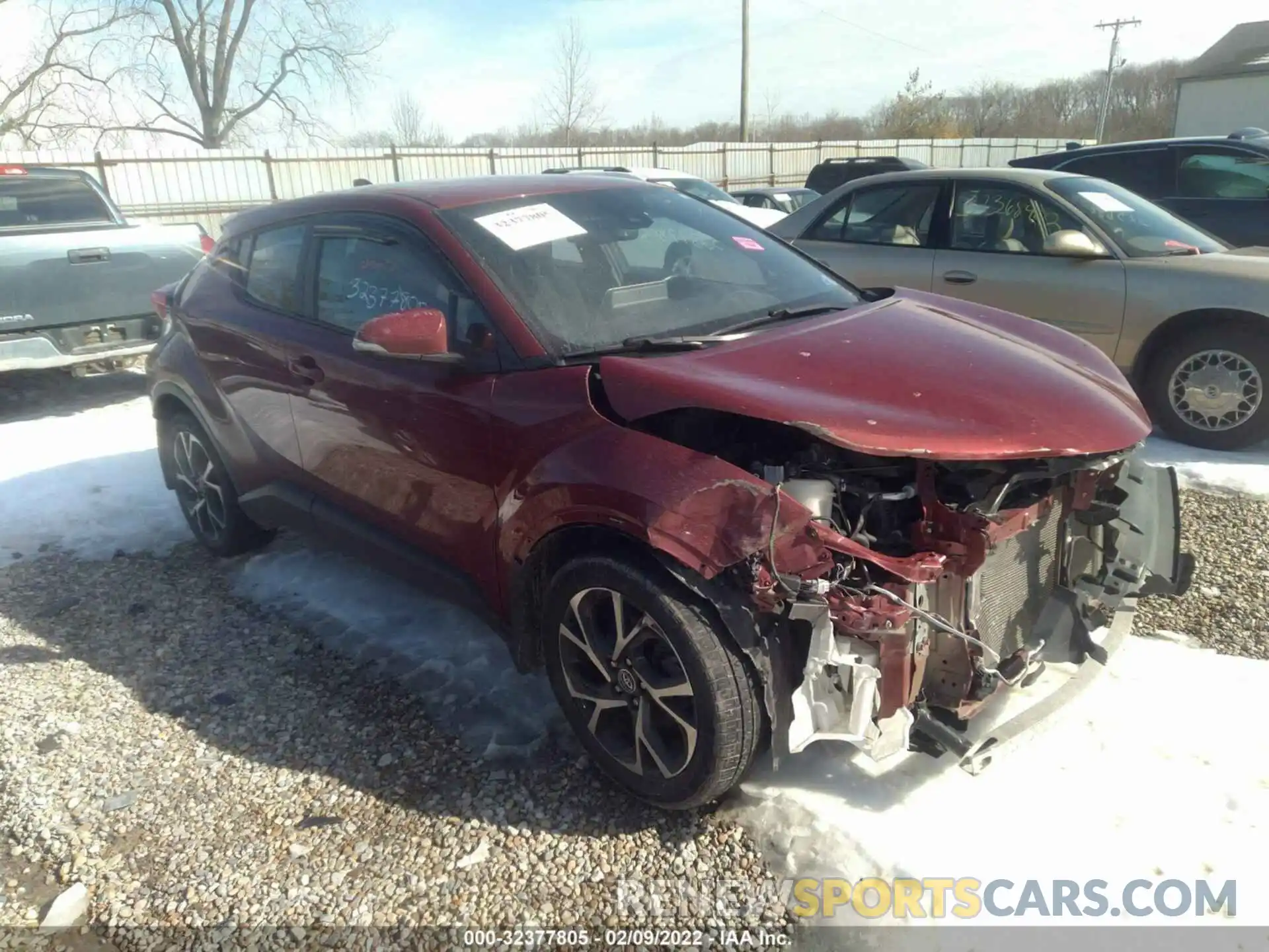 1 Photograph of a damaged car NMTKHMBX5KR092241 TOYOTA C-HR 2019