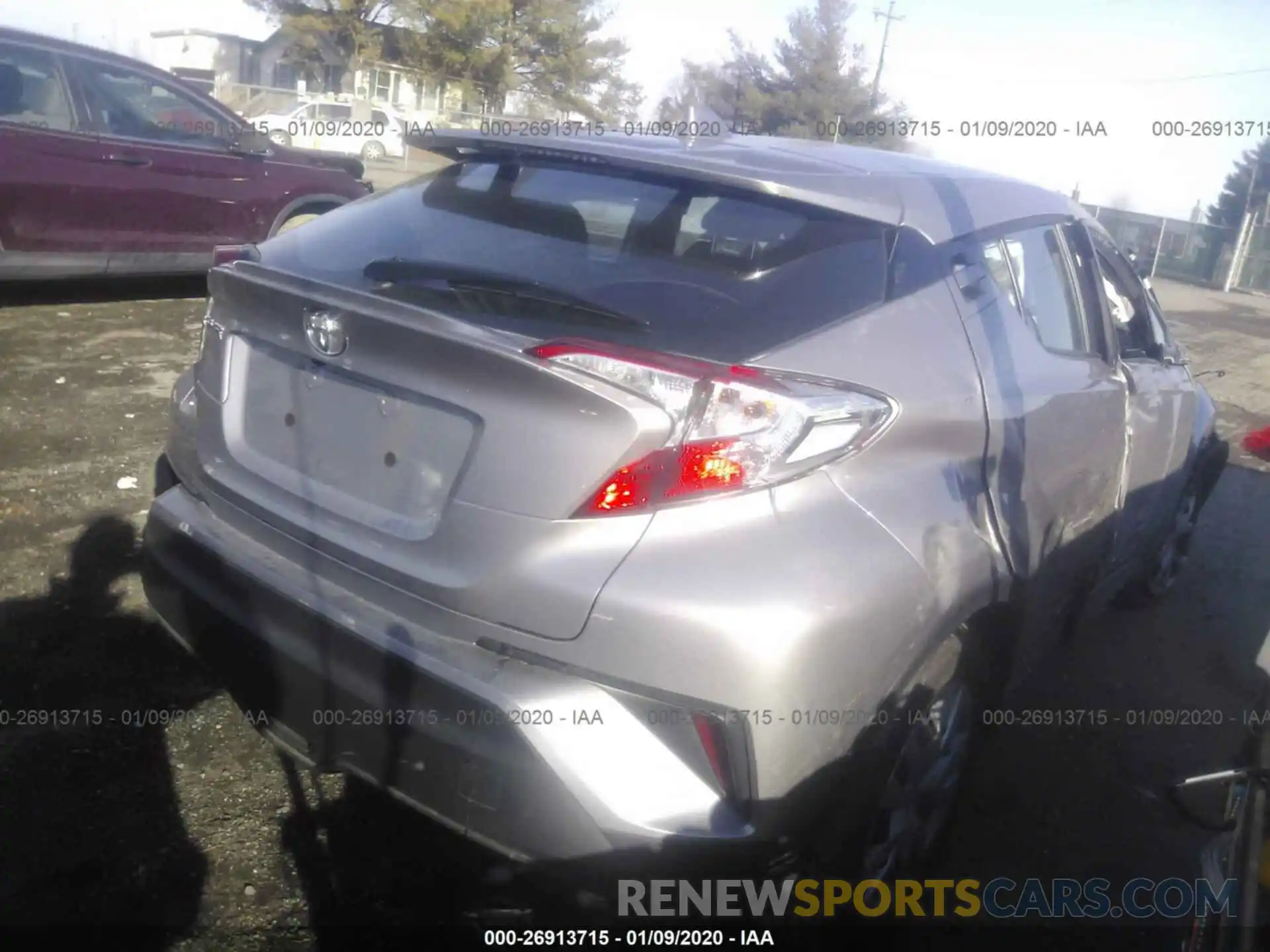 4 Photograph of a damaged car NMTKHMBX5KR092451 TOYOTA C-HR 2019