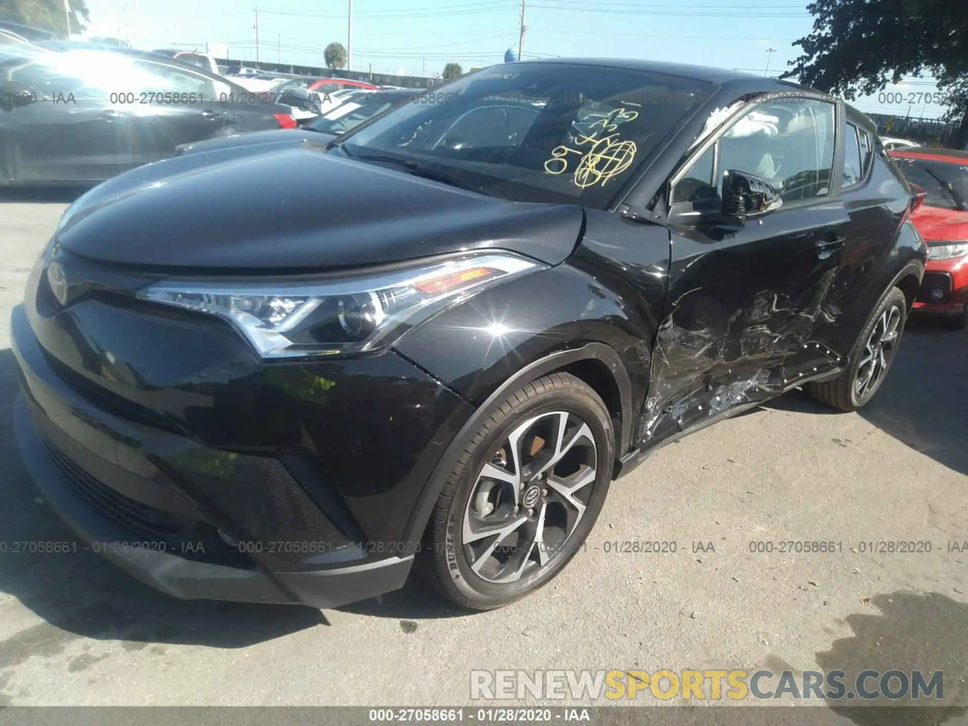 2 Photograph of a damaged car NMTKHMBX5KR094331 TOYOTA C-HR 2019