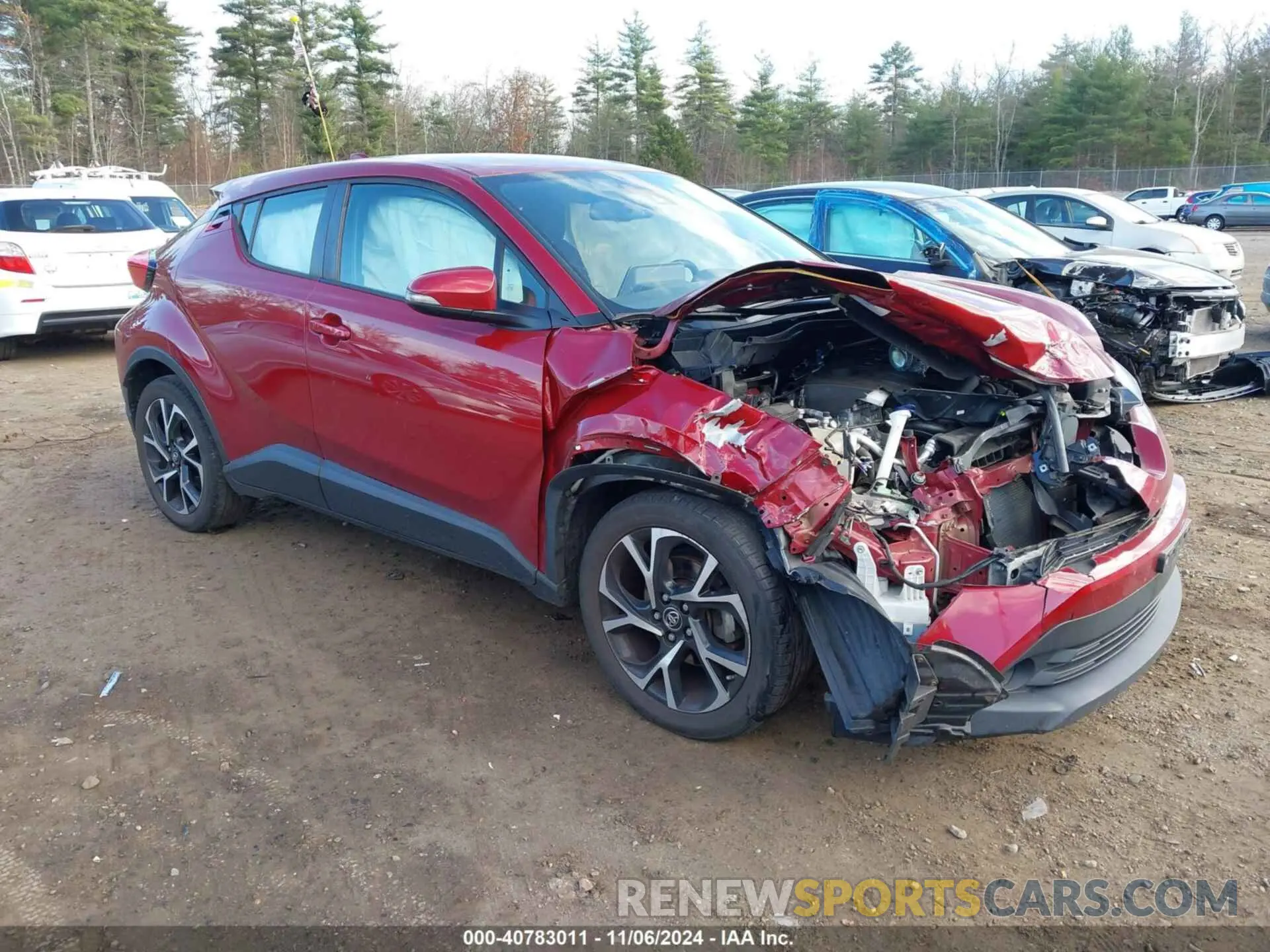 1 Photograph of a damaged car NMTKHMBX5KR098802 TOYOTA C-HR 2019