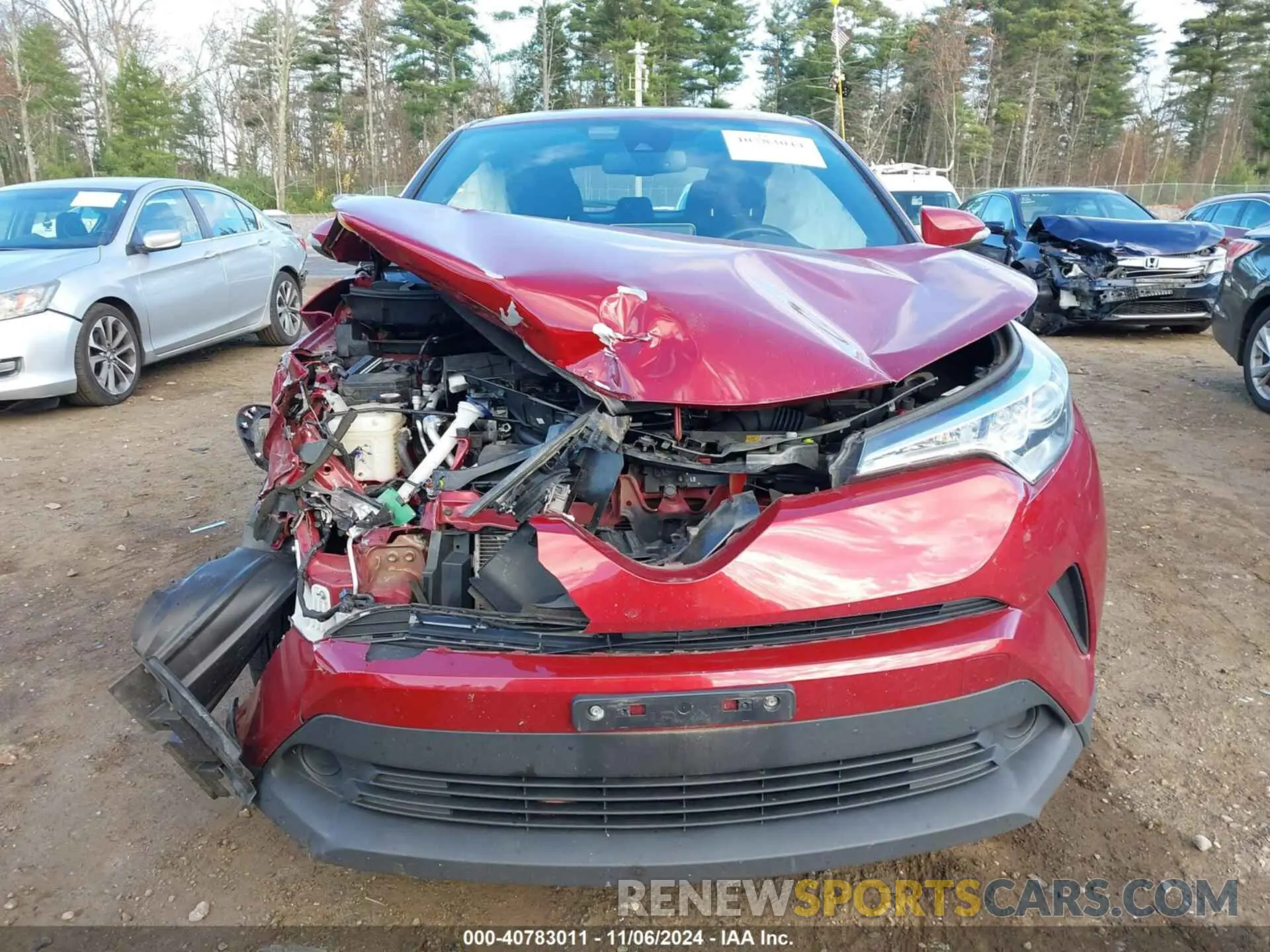 13 Photograph of a damaged car NMTKHMBX5KR098802 TOYOTA C-HR 2019