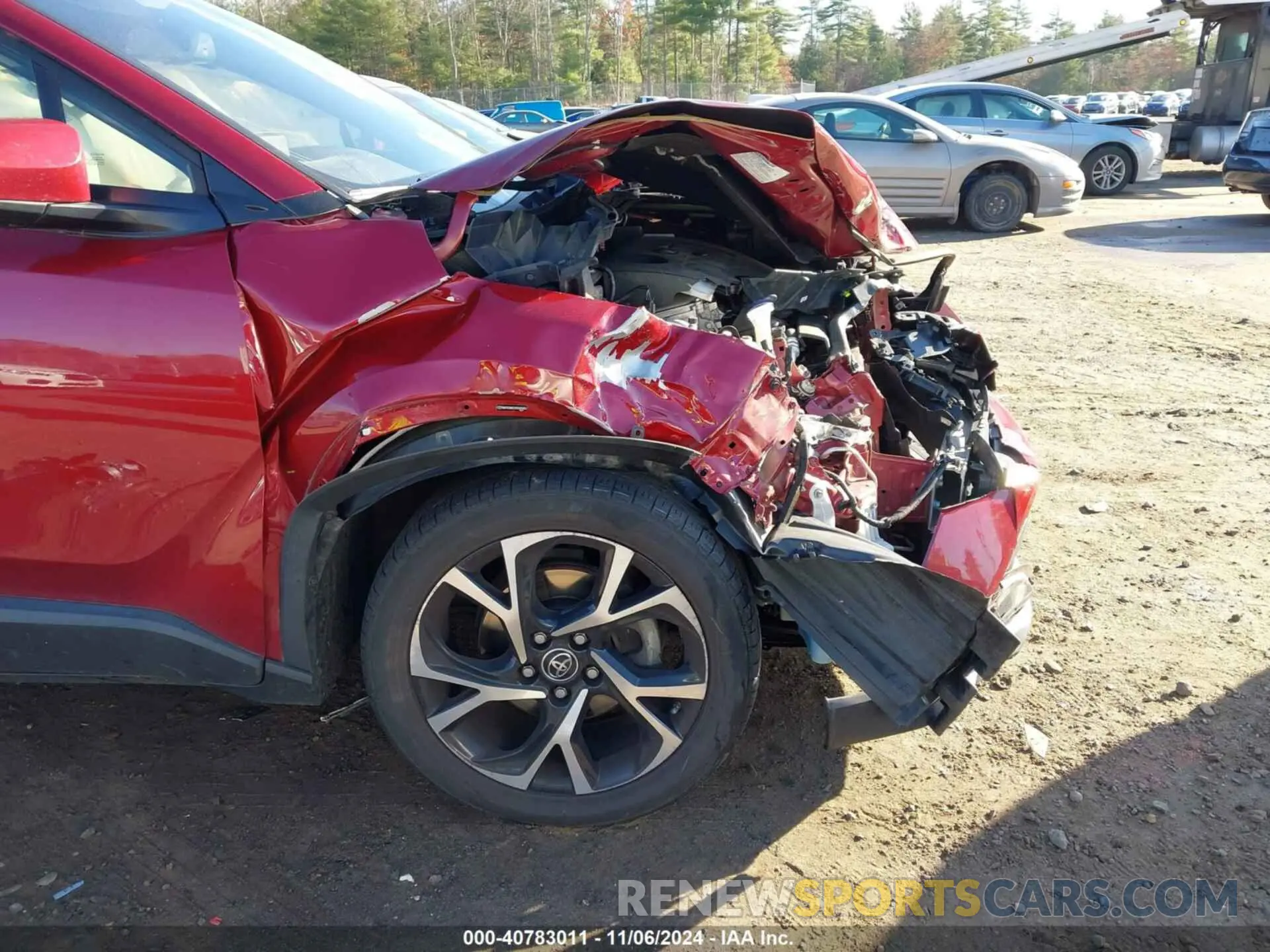 21 Photograph of a damaged car NMTKHMBX5KR098802 TOYOTA C-HR 2019