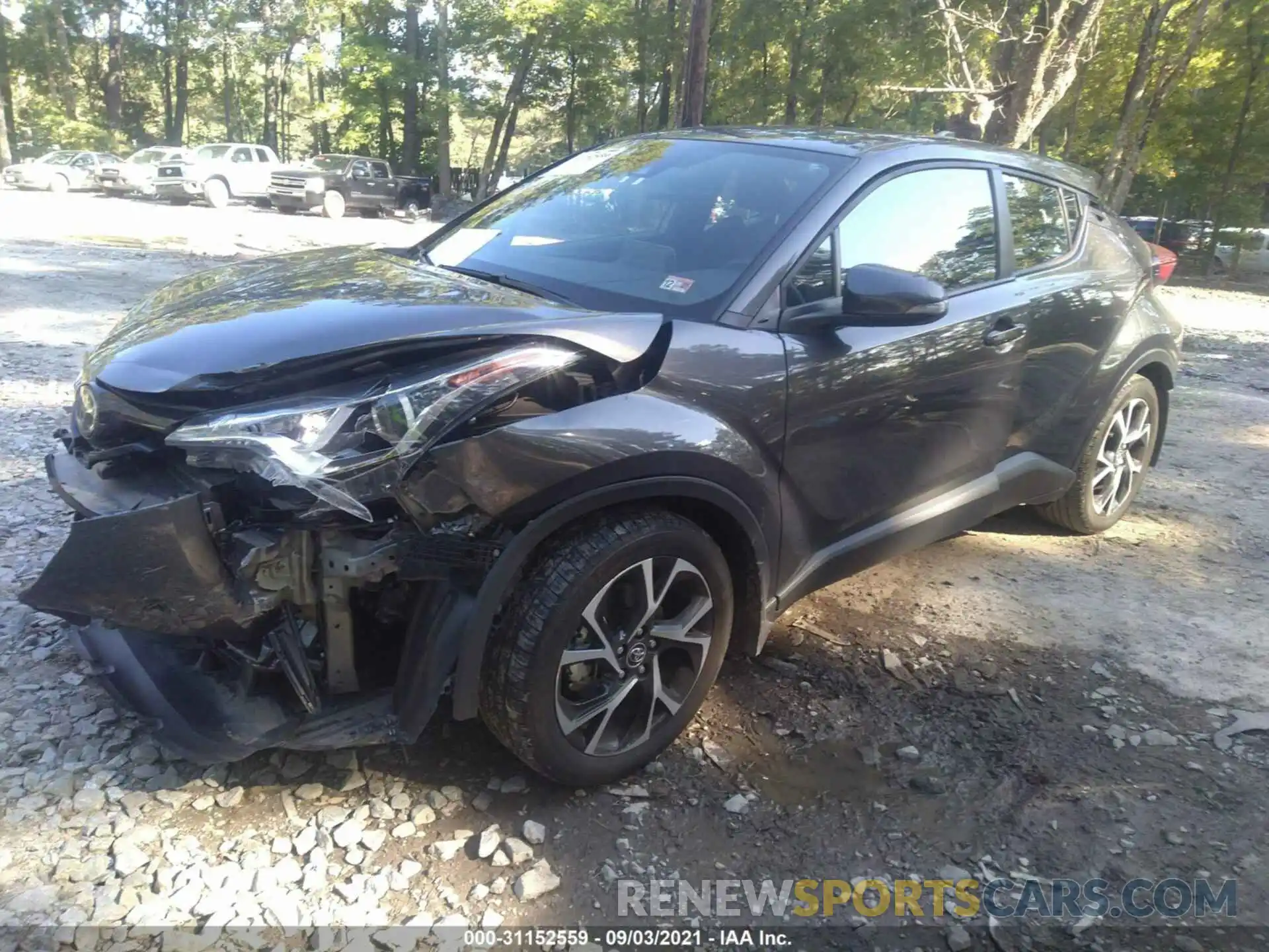 2 Photograph of a damaged car NMTKHMBX5KR099254 TOYOTA C-HR 2019