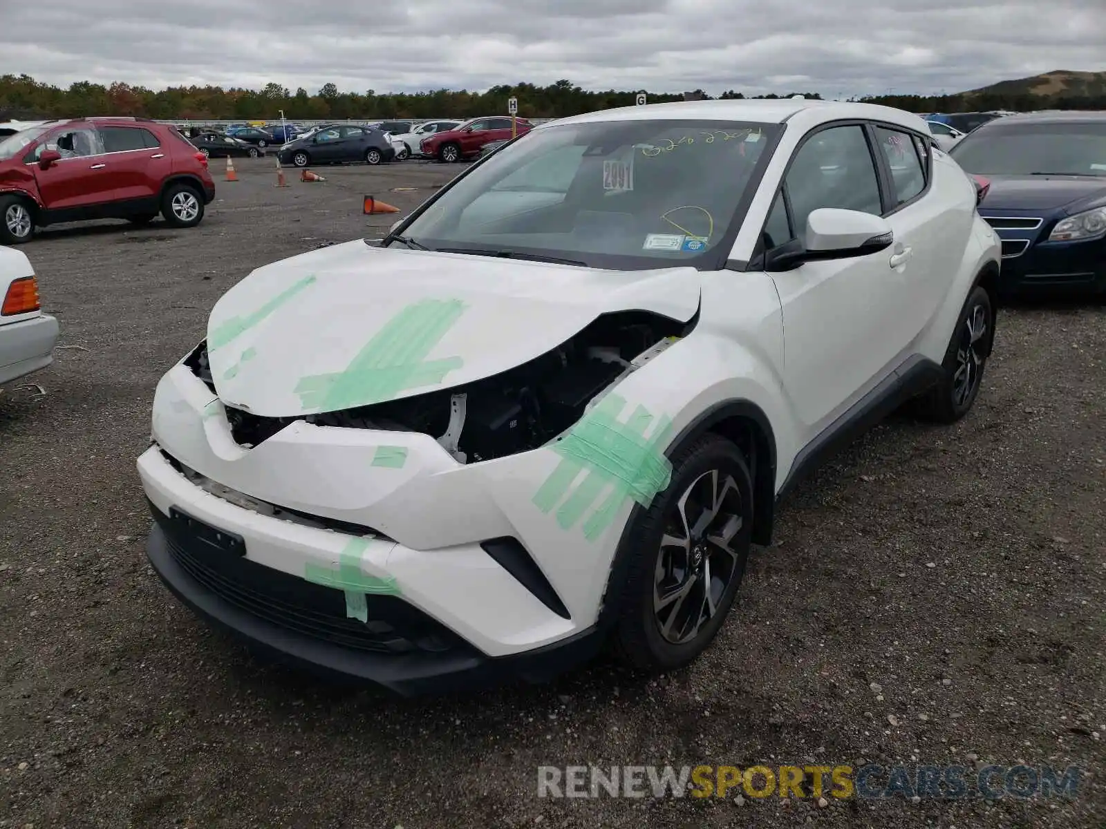 2 Photograph of a damaged car NMTKHMBX5KR100337 TOYOTA C-HR 2019