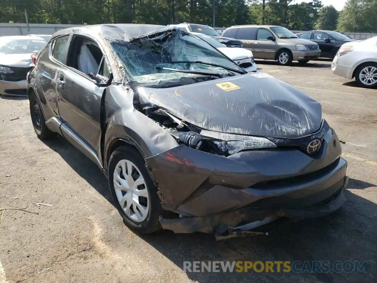 1 Photograph of a damaged car NMTKHMBX6KR068983 TOYOTA C-HR 2019