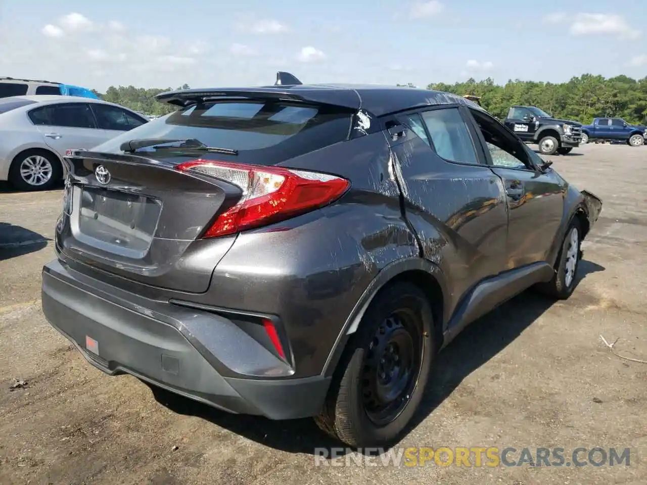 4 Photograph of a damaged car NMTKHMBX6KR068983 TOYOTA C-HR 2019