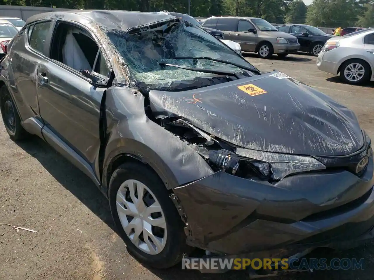 9 Photograph of a damaged car NMTKHMBX6KR068983 TOYOTA C-HR 2019