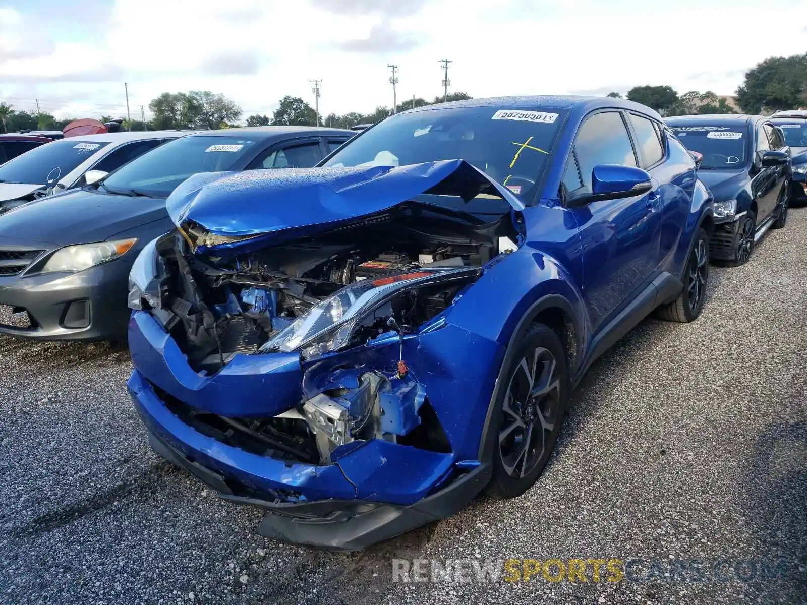 2 Photograph of a damaged car NMTKHMBX6KR075724 TOYOTA C-HR 2019