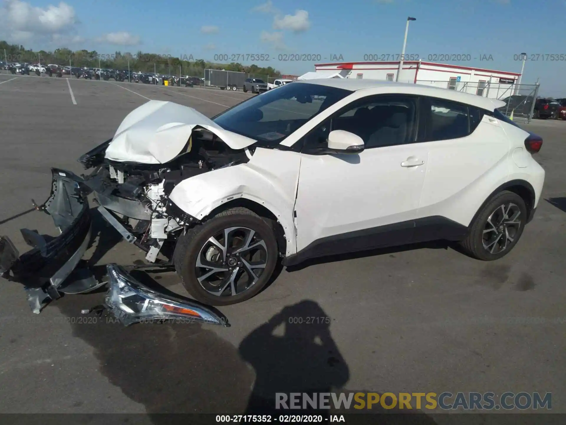 2 Photograph of a damaged car NMTKHMBX6KR078557 TOYOTA C-HR 2019