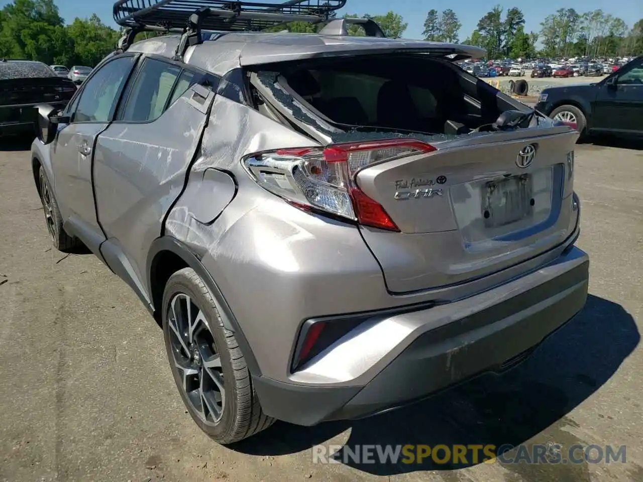 3 Photograph of a damaged car NMTKHMBX6KR079949 TOYOTA C-HR 2019