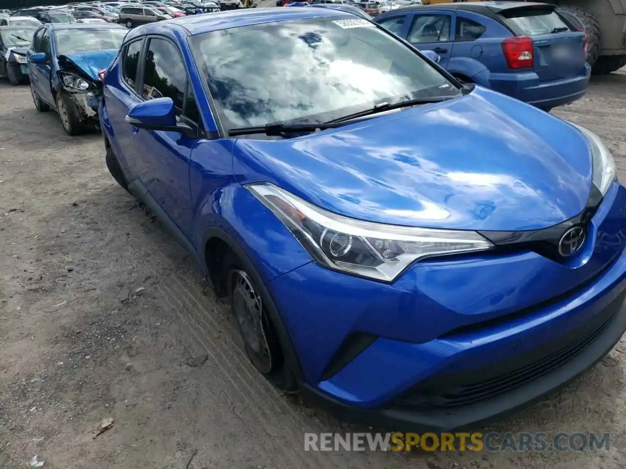 1 Photograph of a damaged car NMTKHMBX6KR080728 TOYOTA C-HR 2019