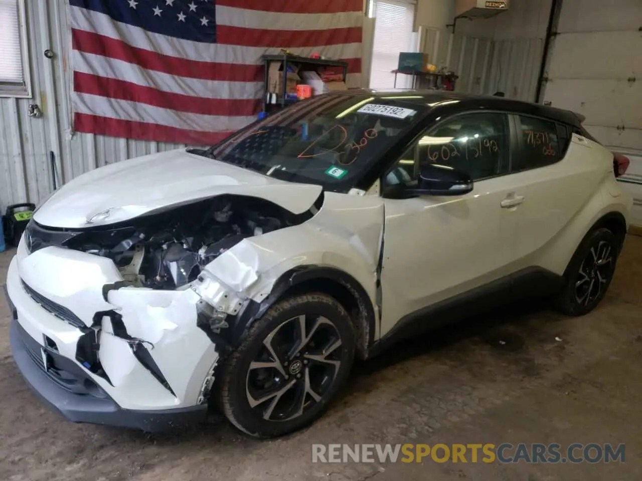 2 Photograph of a damaged car NMTKHMBX6KR081409 TOYOTA C-HR 2019