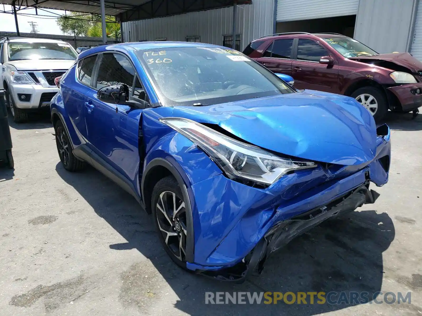 1 Photograph of a damaged car NMTKHMBX6KR086030 TOYOTA C-HR 2019