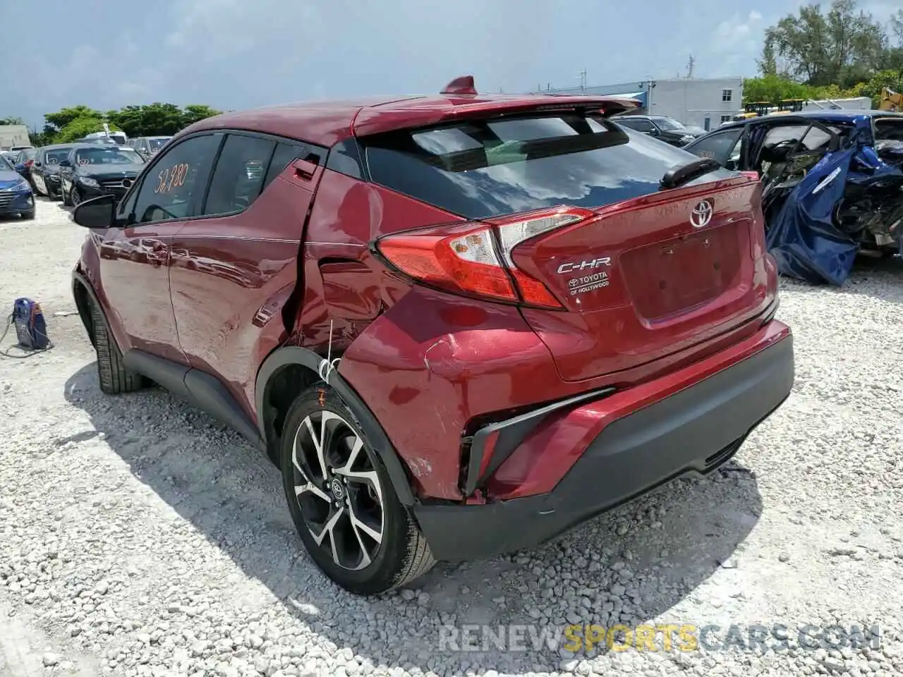 3 Photograph of a damaged car NMTKHMBX6KR087386 TOYOTA C-HR 2019