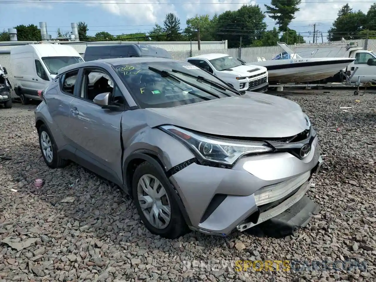 1 Photograph of a damaged car NMTKHMBX6KR090143 TOYOTA C-HR 2019