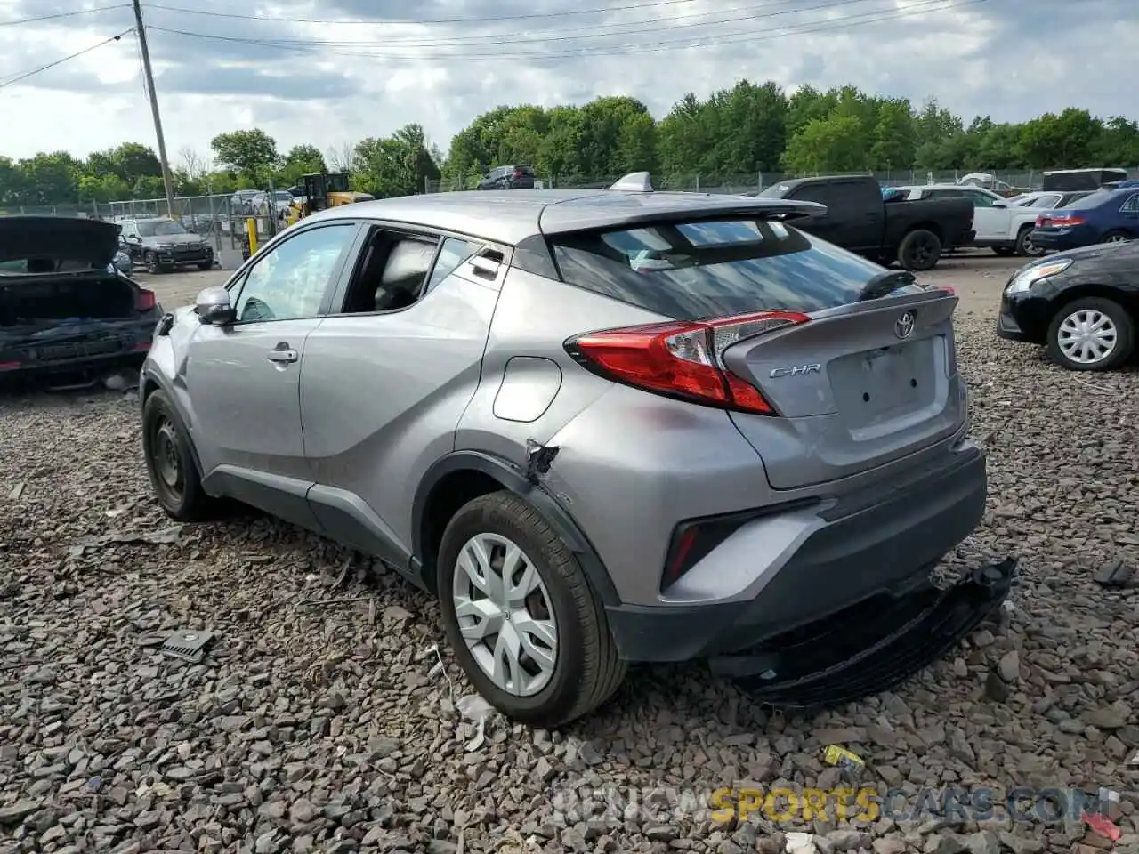 3 Photograph of a damaged car NMTKHMBX6KR090143 TOYOTA C-HR 2019