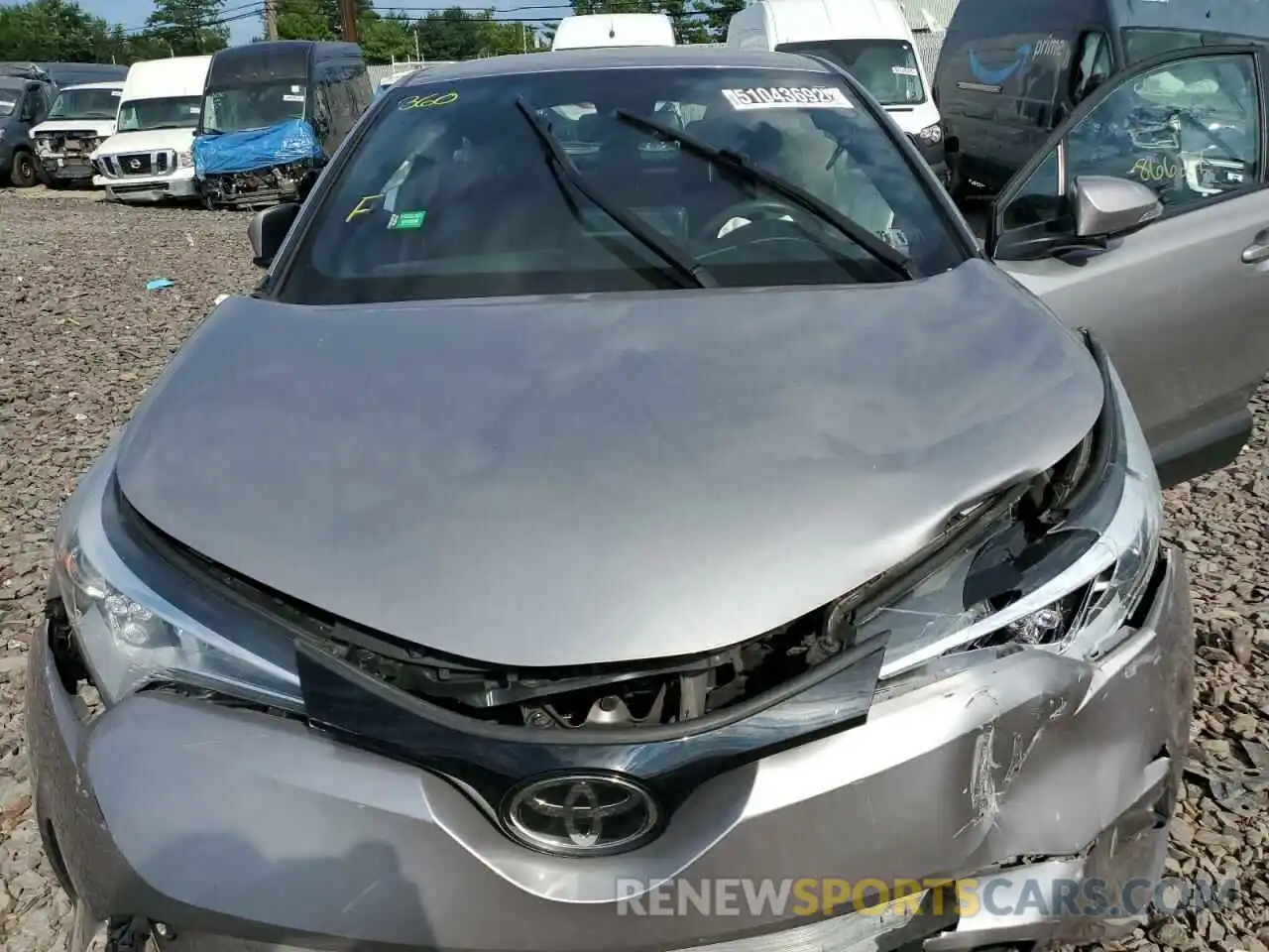 7 Photograph of a damaged car NMTKHMBX6KR090143 TOYOTA C-HR 2019