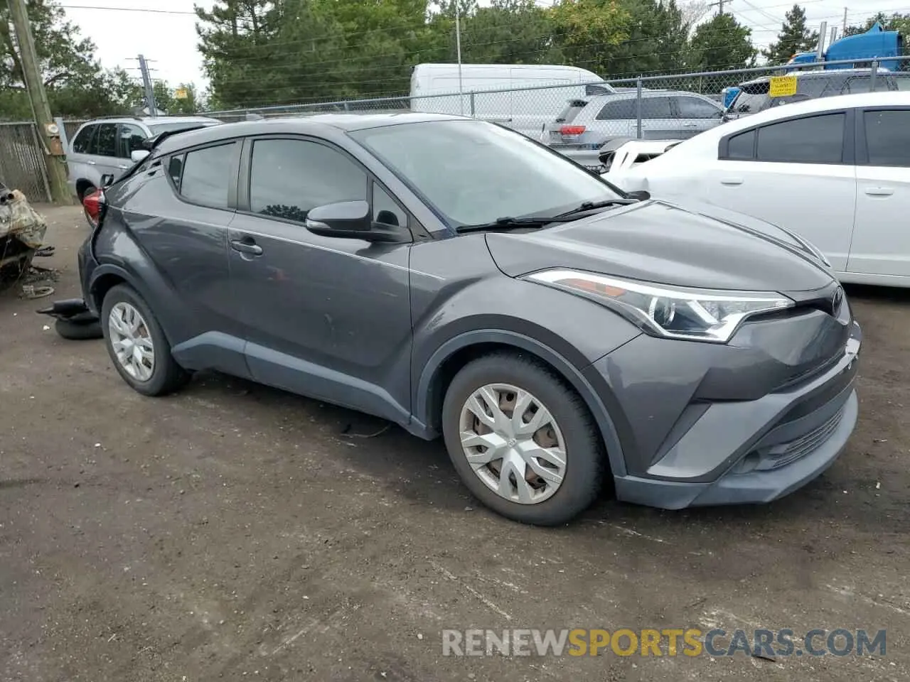 4 Photograph of a damaged car NMTKHMBX6KR090207 TOYOTA C-HR 2019