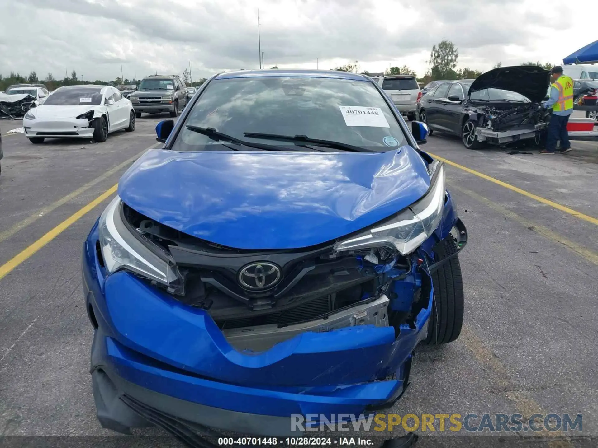 13 Photograph of a damaged car NMTKHMBX6KR091129 TOYOTA C-HR 2019