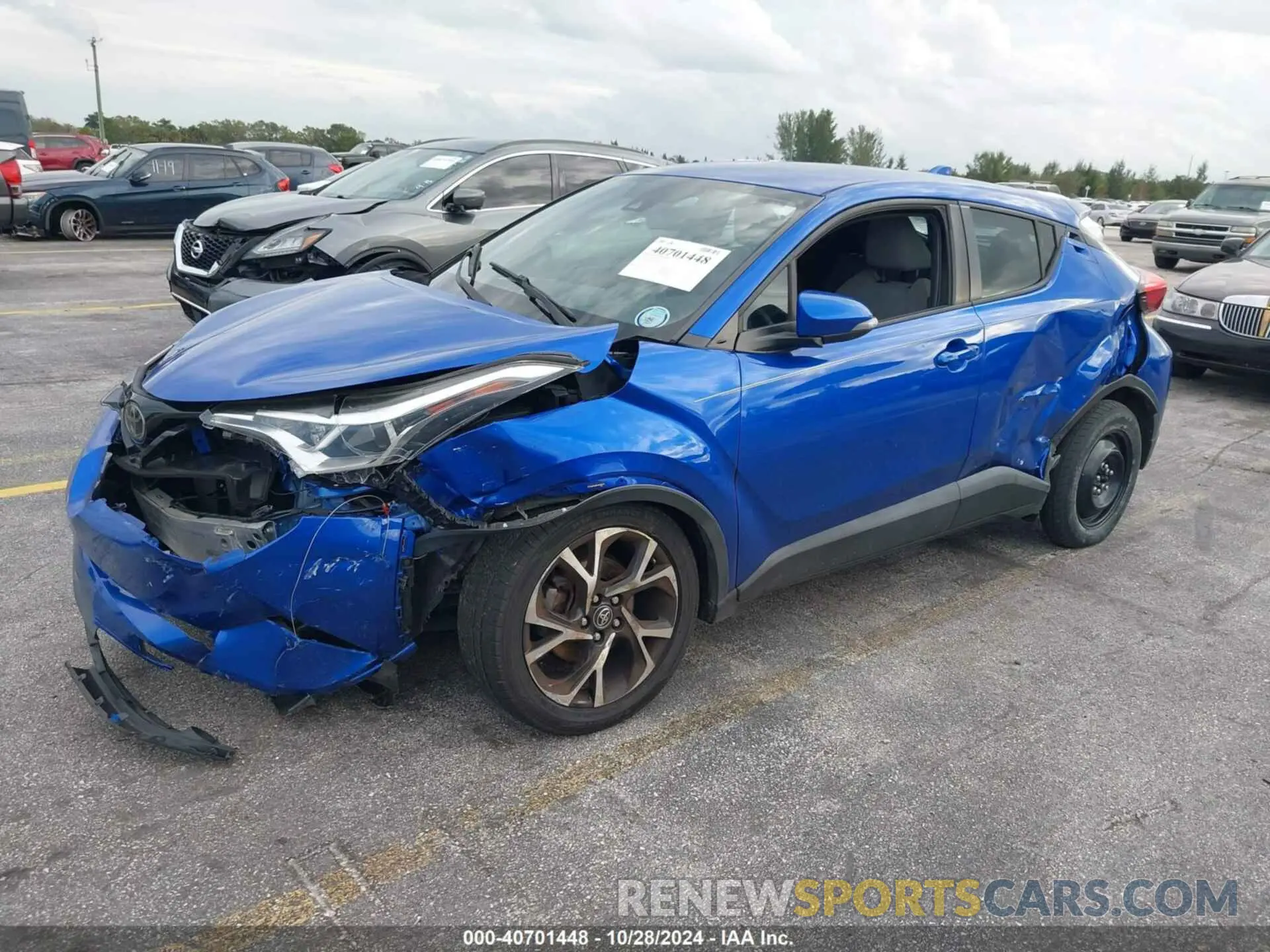 2 Photograph of a damaged car NMTKHMBX6KR091129 TOYOTA C-HR 2019