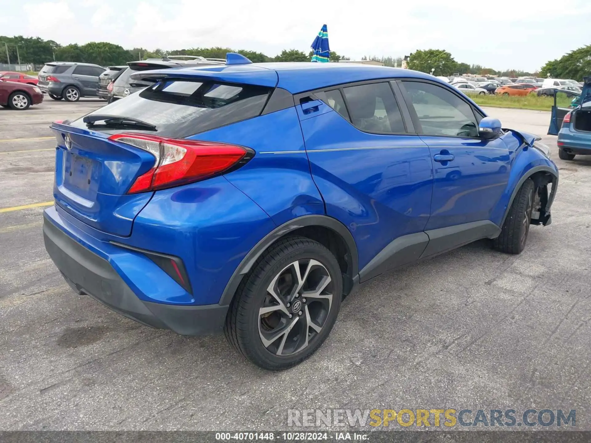 4 Photograph of a damaged car NMTKHMBX6KR091129 TOYOTA C-HR 2019