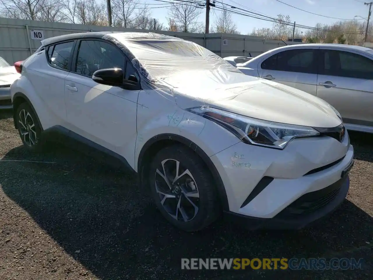 1 Photograph of a damaged car NMTKHMBX6KR093981 TOYOTA C-HR 2019