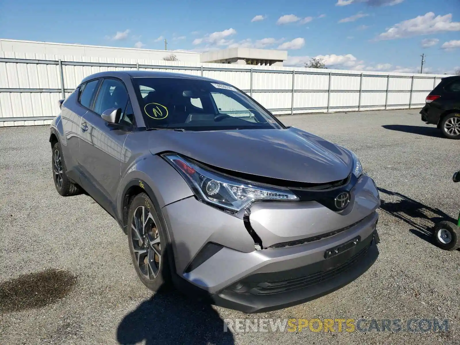 1 Photograph of a damaged car NMTKHMBX6KR097108 TOYOTA C-HR 2019