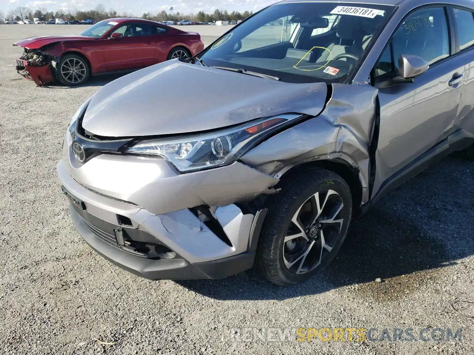 9 Photograph of a damaged car NMTKHMBX6KR097108 TOYOTA C-HR 2019