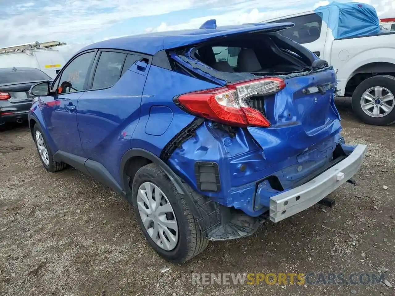 3 Photograph of a damaged car NMTKHMBX6KR097593 TOYOTA C-HR 2019