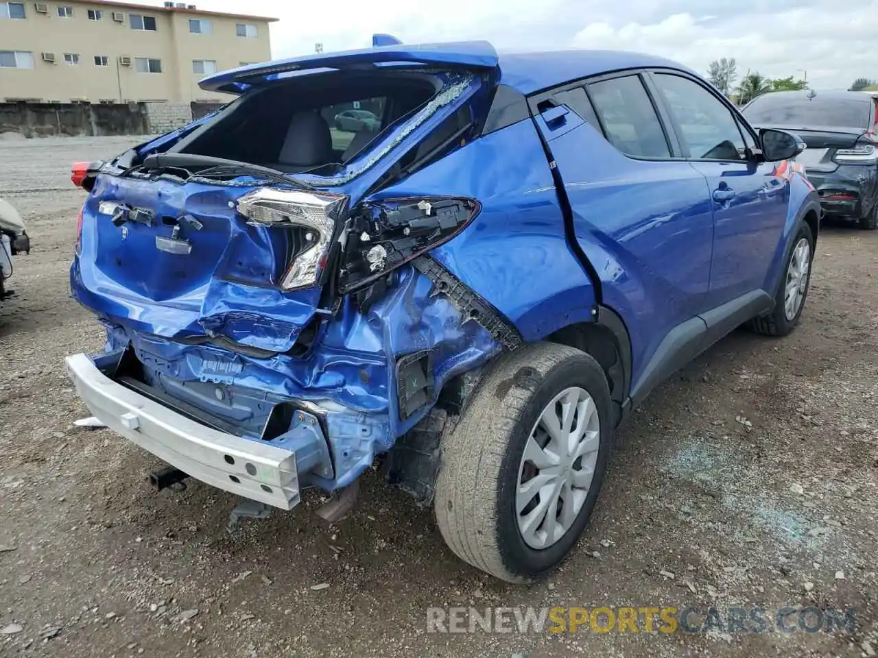 4 Photograph of a damaged car NMTKHMBX6KR097593 TOYOTA C-HR 2019