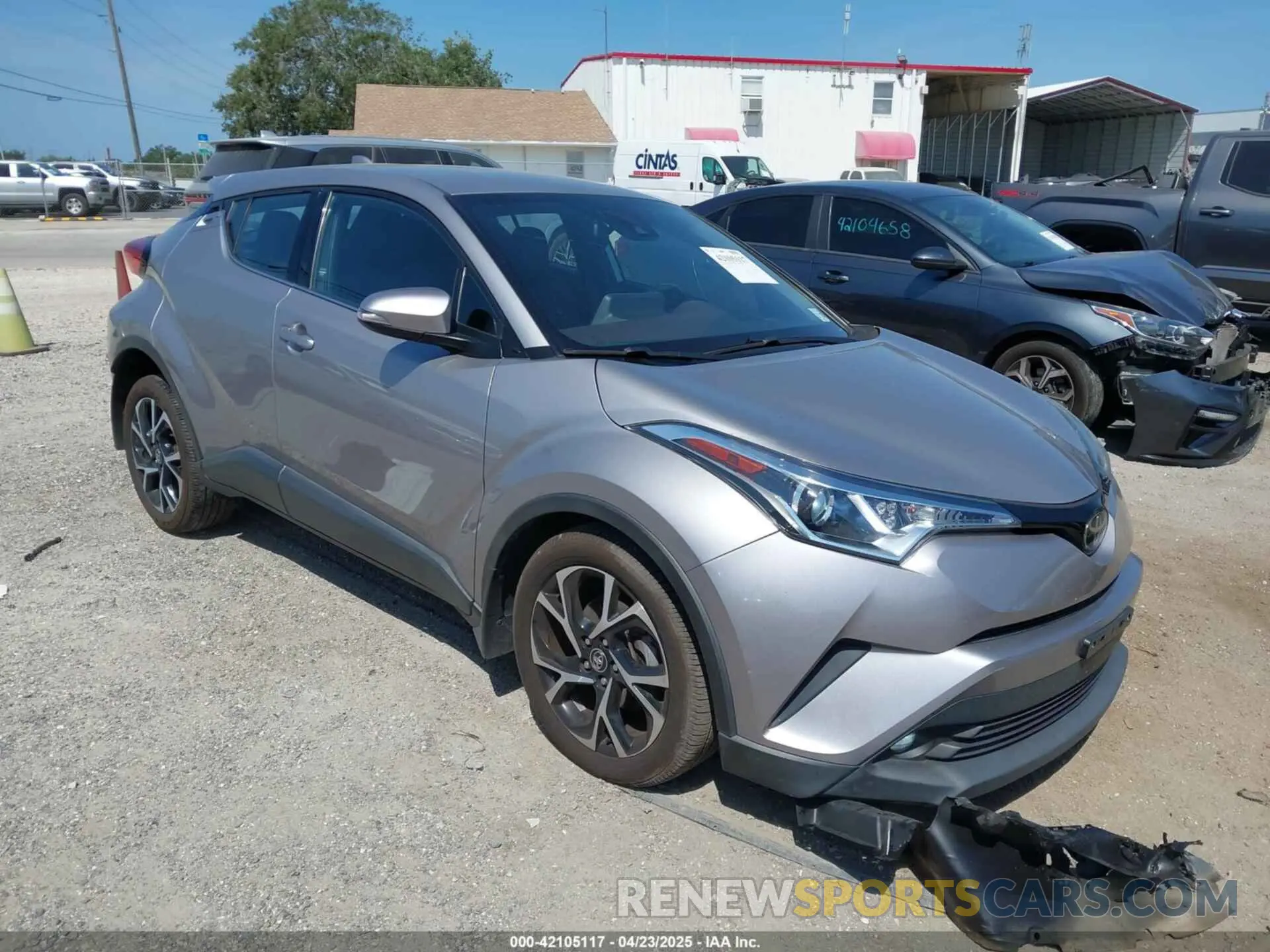 1 Photograph of a damaged car NMTKHMBX6KR101612 TOYOTA C-HR 2019