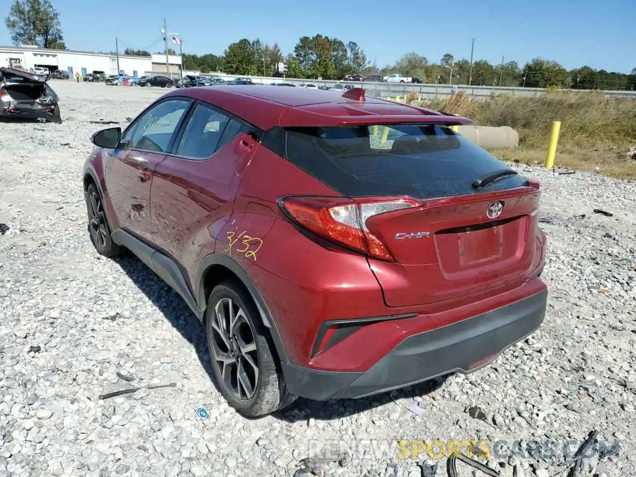 3 Photograph of a damaged car NMTKHMBX7KR069205 TOYOTA C-HR 2019