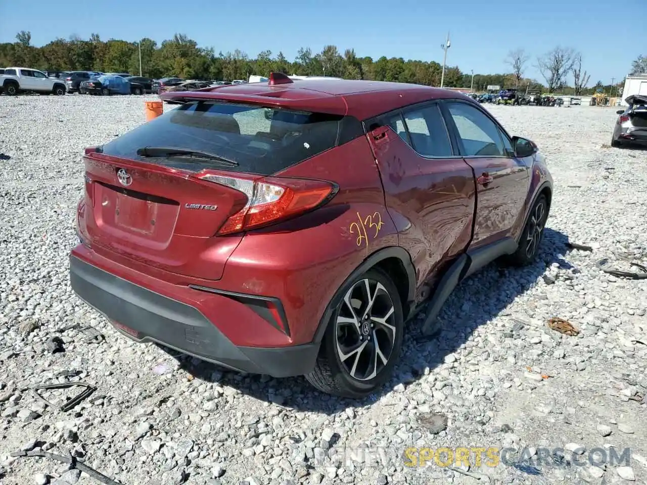 4 Photograph of a damaged car NMTKHMBX7KR069205 TOYOTA C-HR 2019