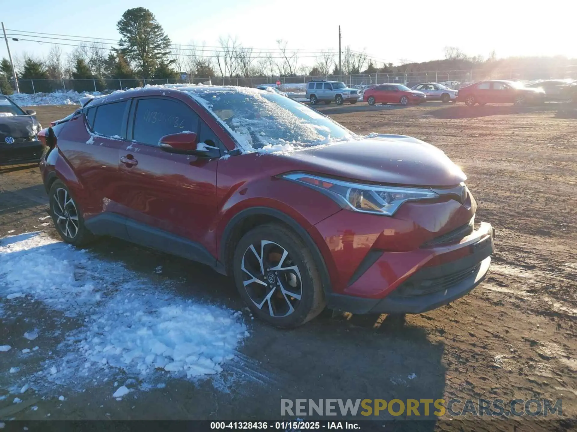 1 Photograph of a damaged car NMTKHMBX7KR072220 TOYOTA C-HR 2019