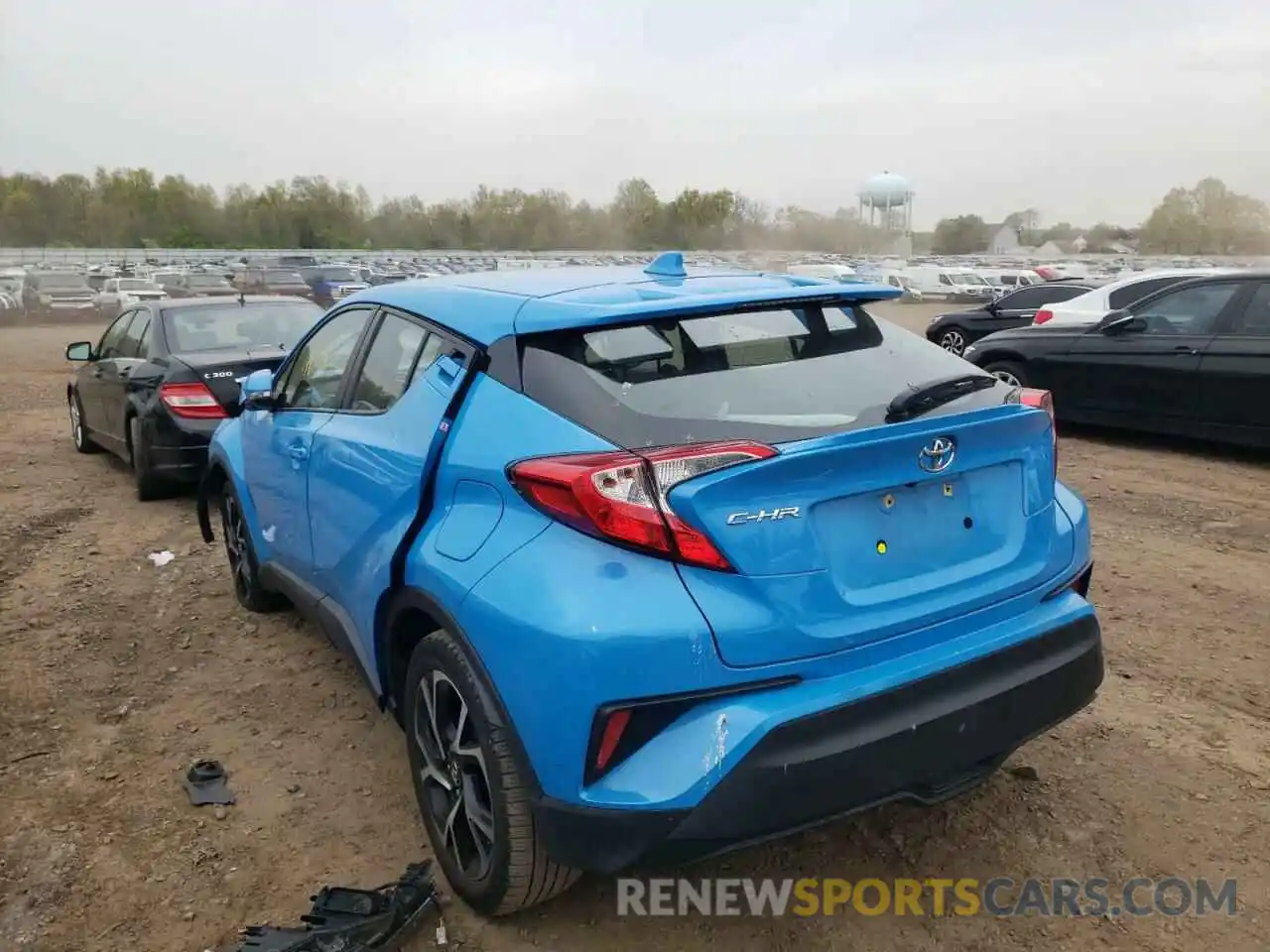 3 Photograph of a damaged car NMTKHMBX7KR072301 TOYOTA C-HR 2019