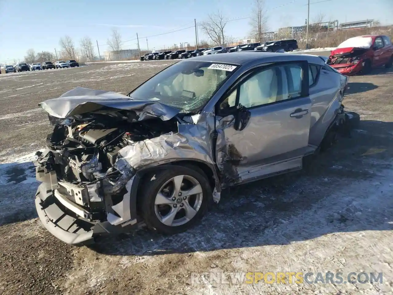 1 Photograph of a damaged car NMTKHMBX7KR074971 TOYOTA C-HR 2019