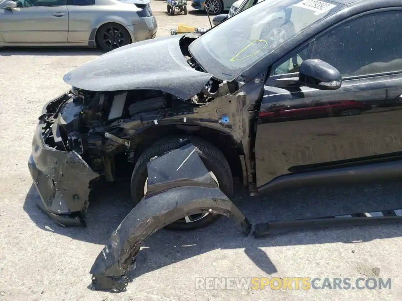 9 Photograph of a damaged car NMTKHMBX7KR077031 TOYOTA C-HR 2019