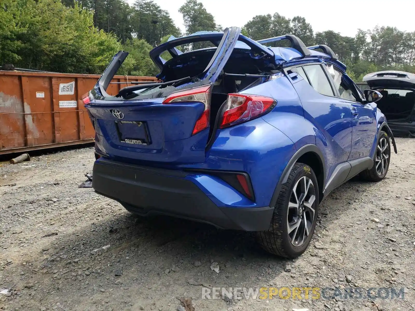 4 Photograph of a damaged car NMTKHMBX7KR077496 TOYOTA C-HR 2019