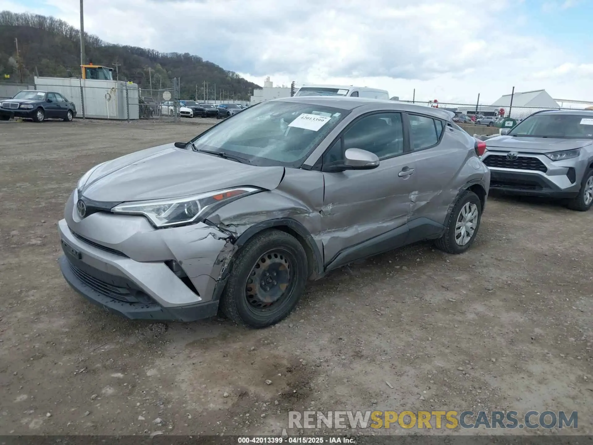 2 Photograph of a damaged car NMTKHMBX7KR079751 TOYOTA C-HR 2019