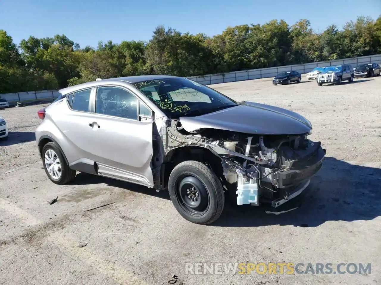 1 Photograph of a damaged car NMTKHMBX7KR080138 TOYOTA C-HR 2019